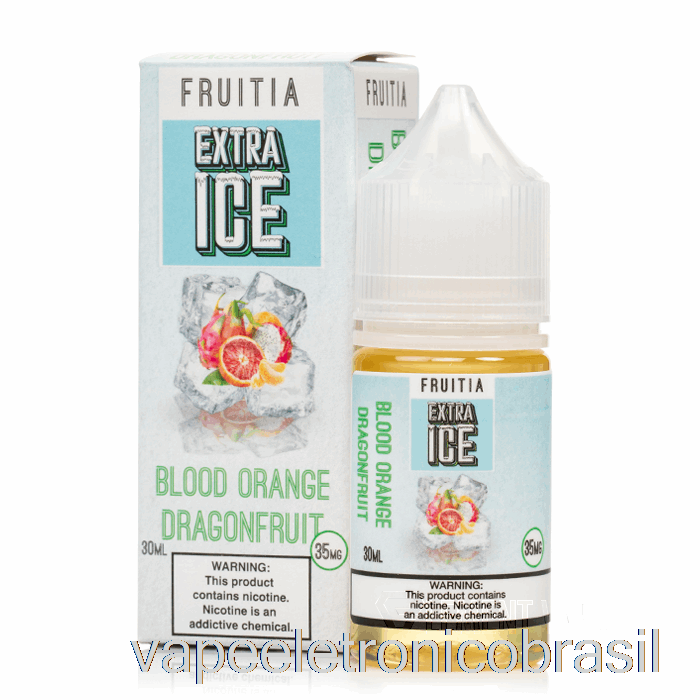 Vape Recarregável Dragonfruit Laranja Sanguínea - Gelo Extra - Sais De Fruta - 30ml 50mg